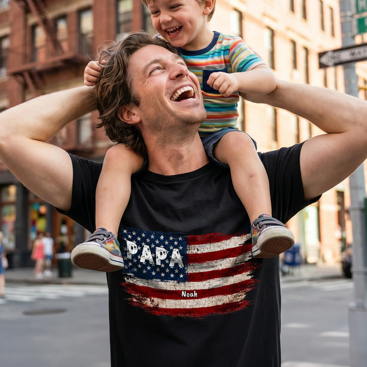 Personalized T-Shirt "American Flag"