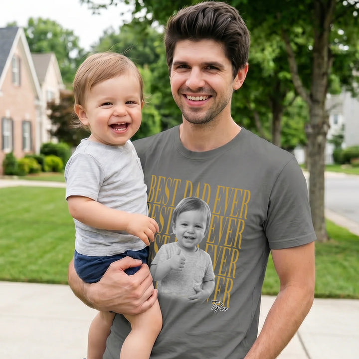 Personalized T Shirt "Best Dad Ever"