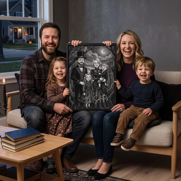 Personalized Poster "Family Gothic"