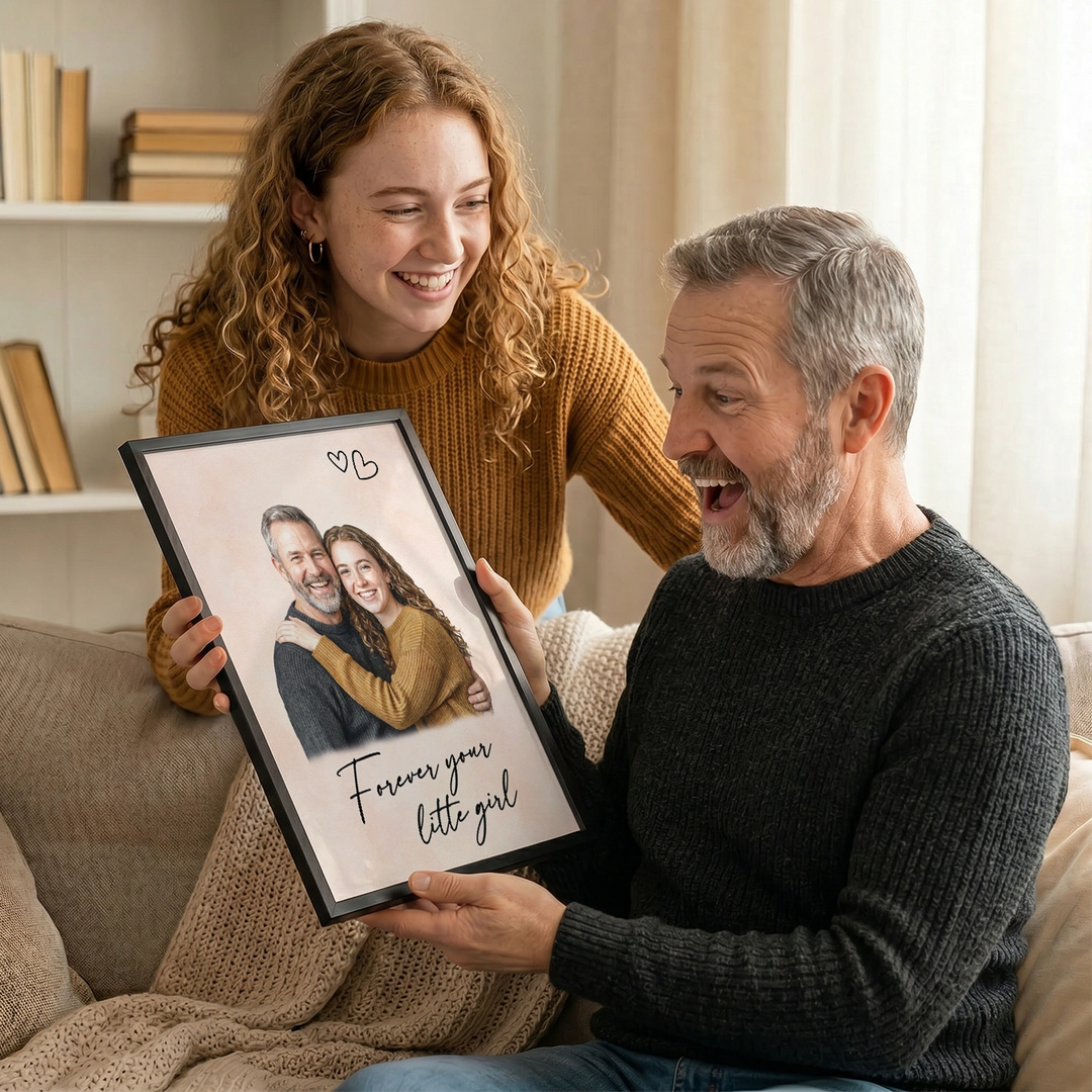 Personalized Poster "Forever Your Little Girl"