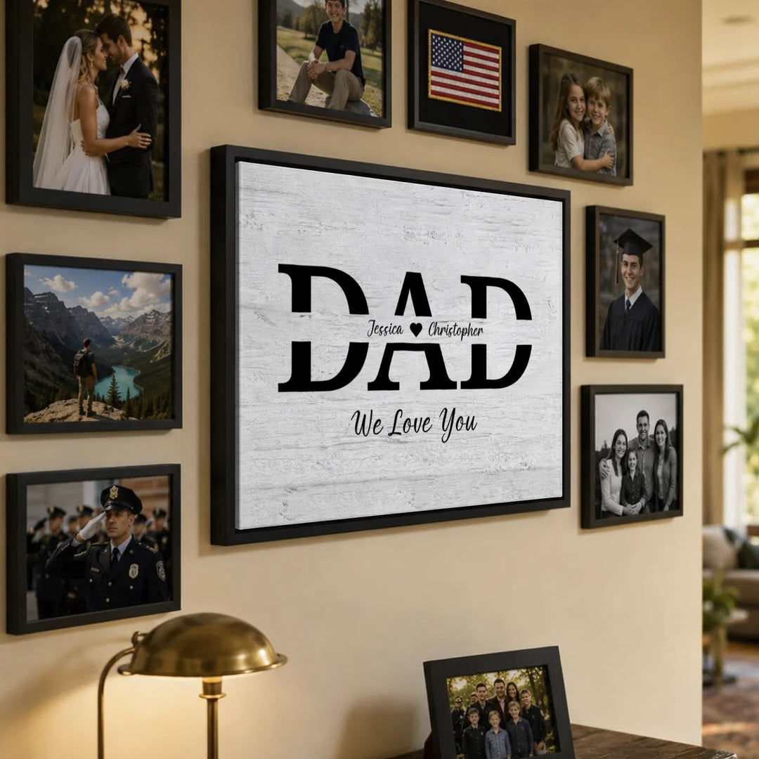 Personalized Canvas "DAD"