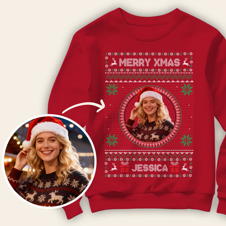 Personalized Christmas Sweater "Your Photo"