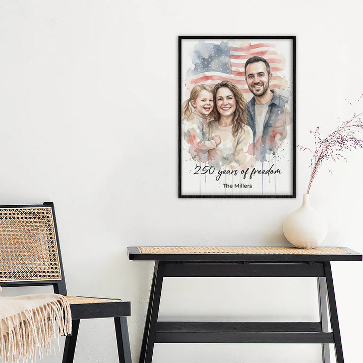 Personalized Poster "Family 250 Years"