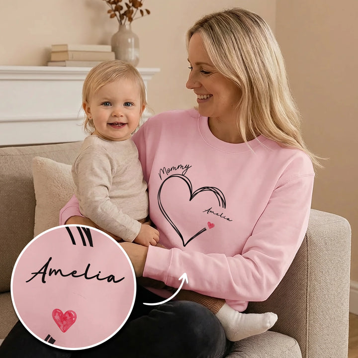 Personalized Sweater "Little Hearts"