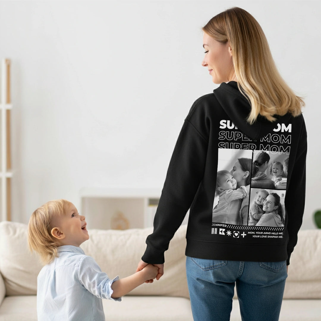 Personalized Photo Hoodie "Mom"
