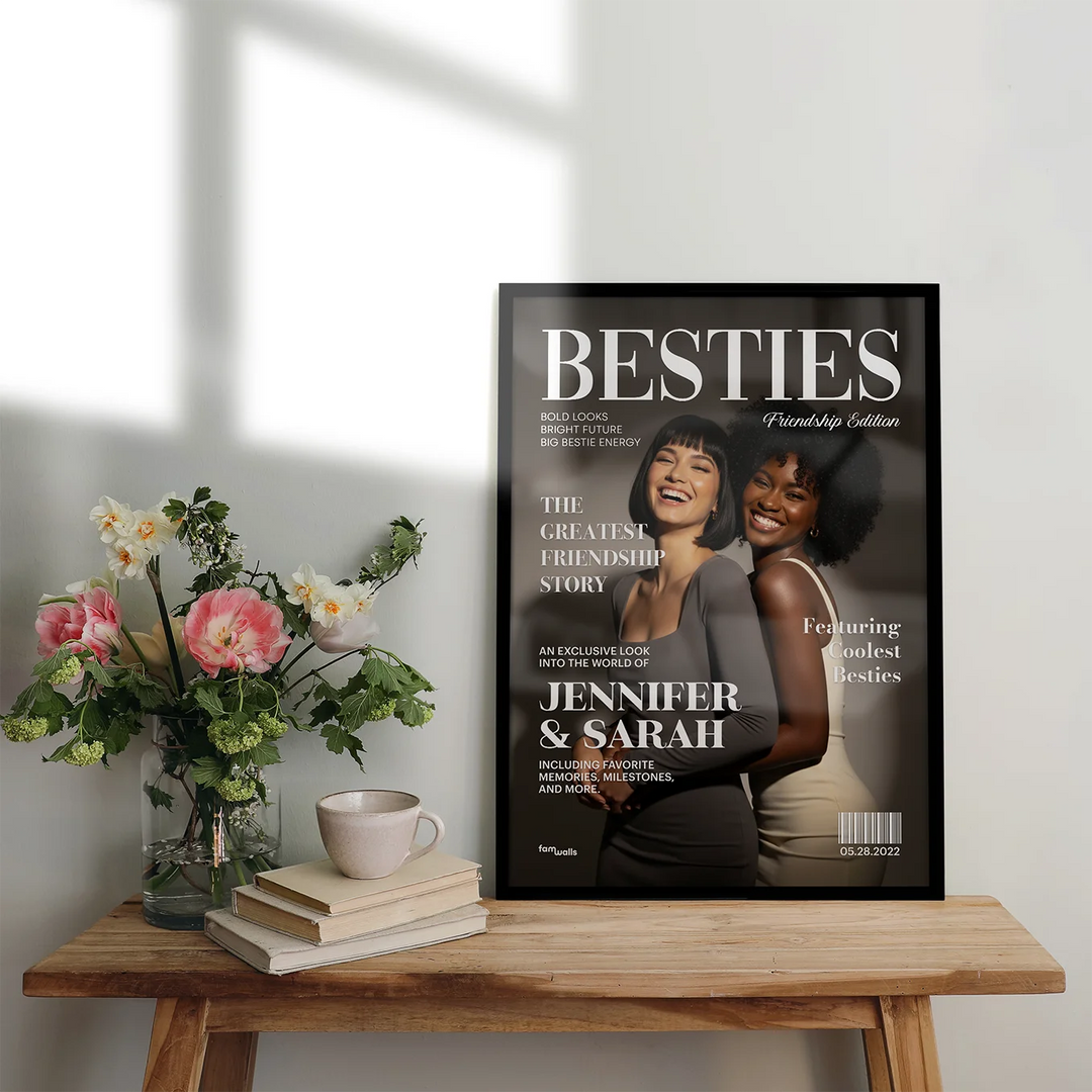 Personalized Poster "Besties Magazine"