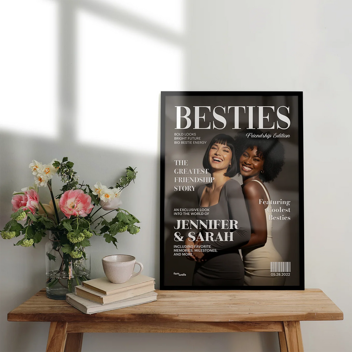 Personalized Poster "Besties Magazine"