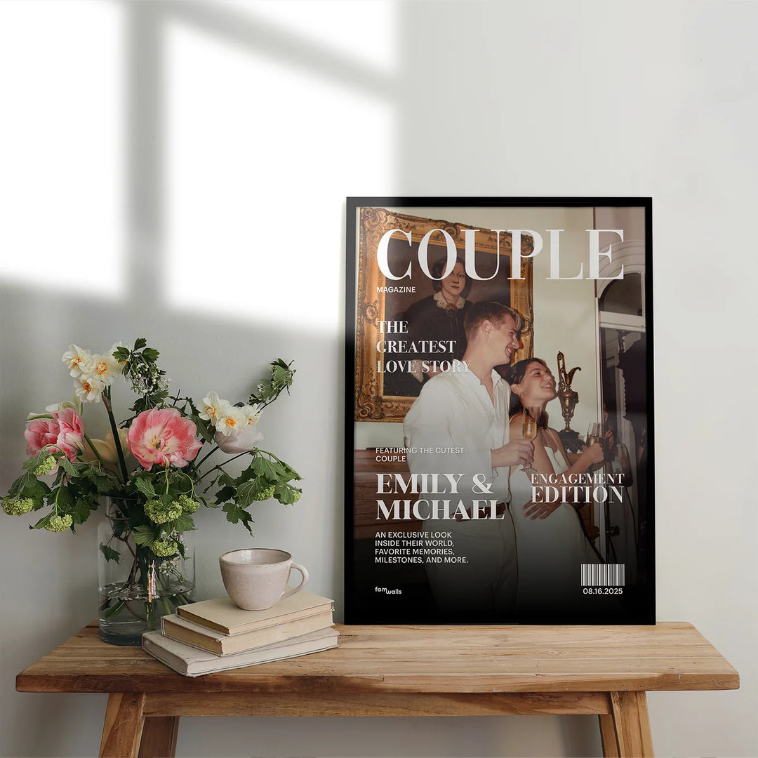 Personalized Poster "Couple Magazine"