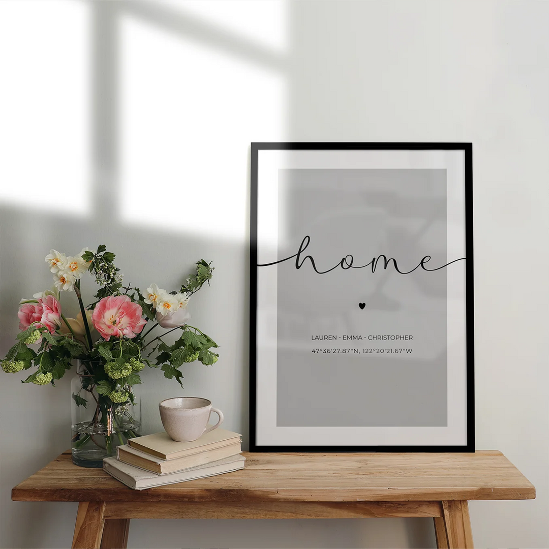 Personalized Poster "Your Home"