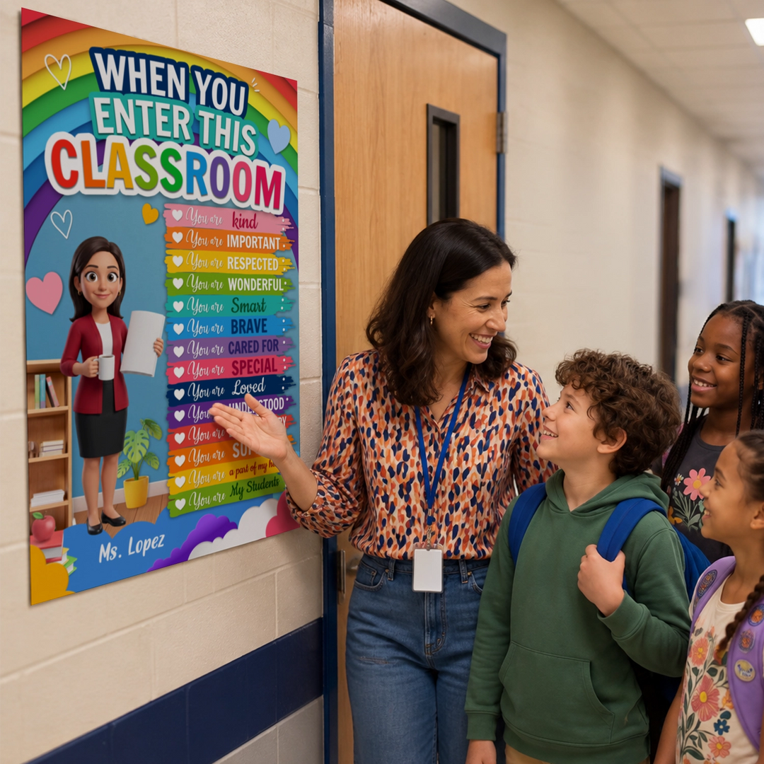 Personalized Classroom Poster