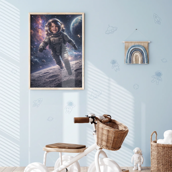 Personalized Kids Poster "Astronaut"