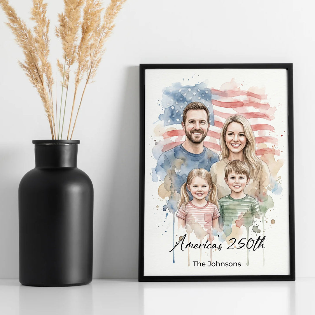 Personalized Poster "Family 250 Years"