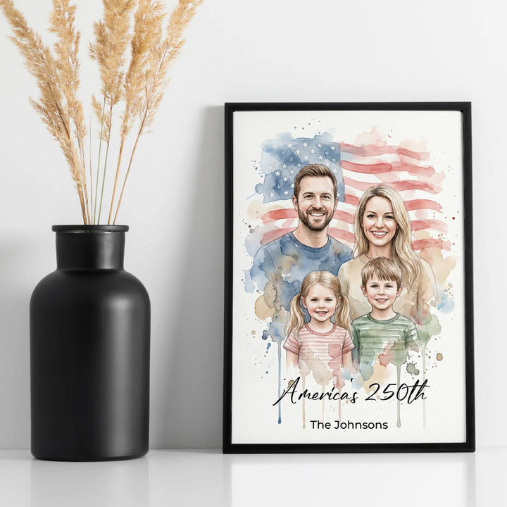 Personalized Poster "Family 250 Years"