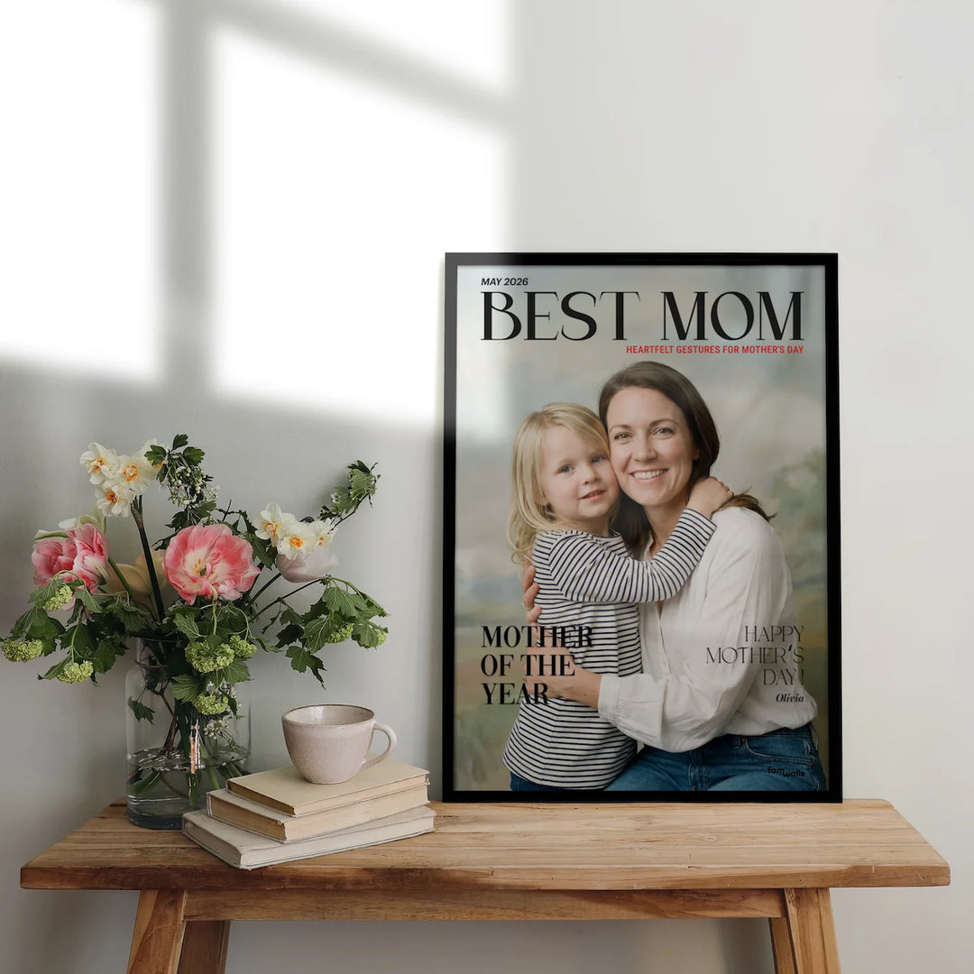 Personalized Poster Magazine "Best Mom"