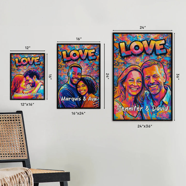 Personalized Poster "Street Art Love"
