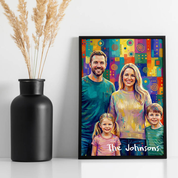 Personalized Family Poster "Pop Art"