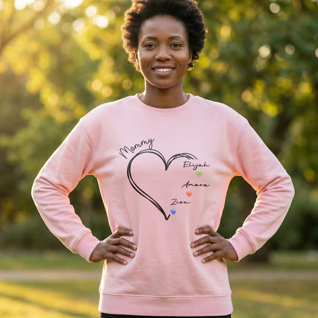 Personalized Sweater "Little Hearts"