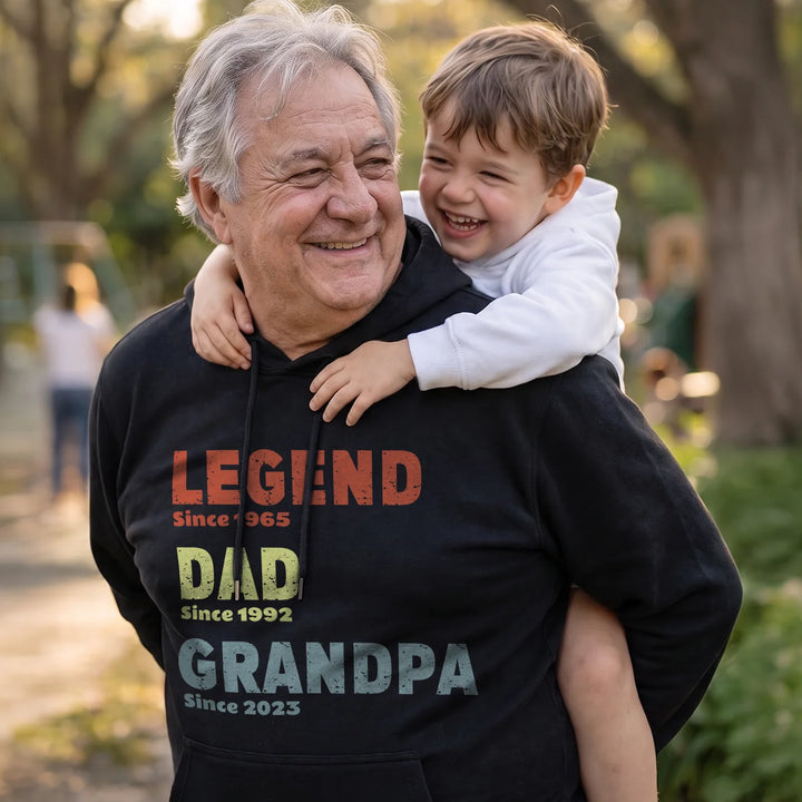 Personalized Hoodie "Legend, Husband, Dad"