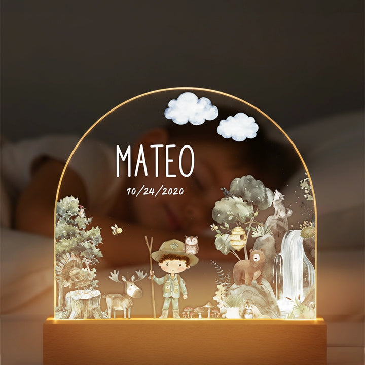 Personalized Nightlight "Wilderness"