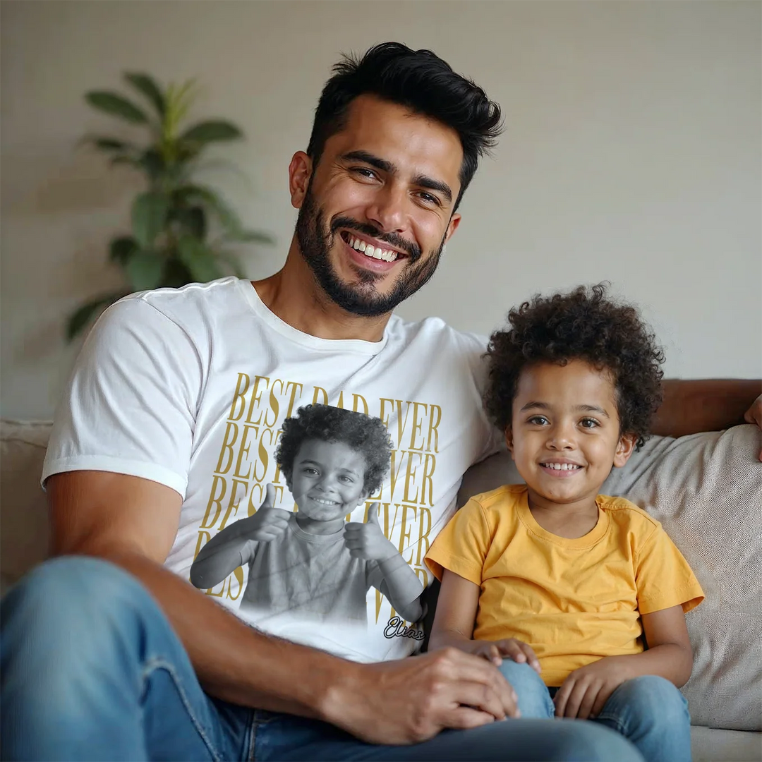 Personalized T Shirt "Best Dad Ever"