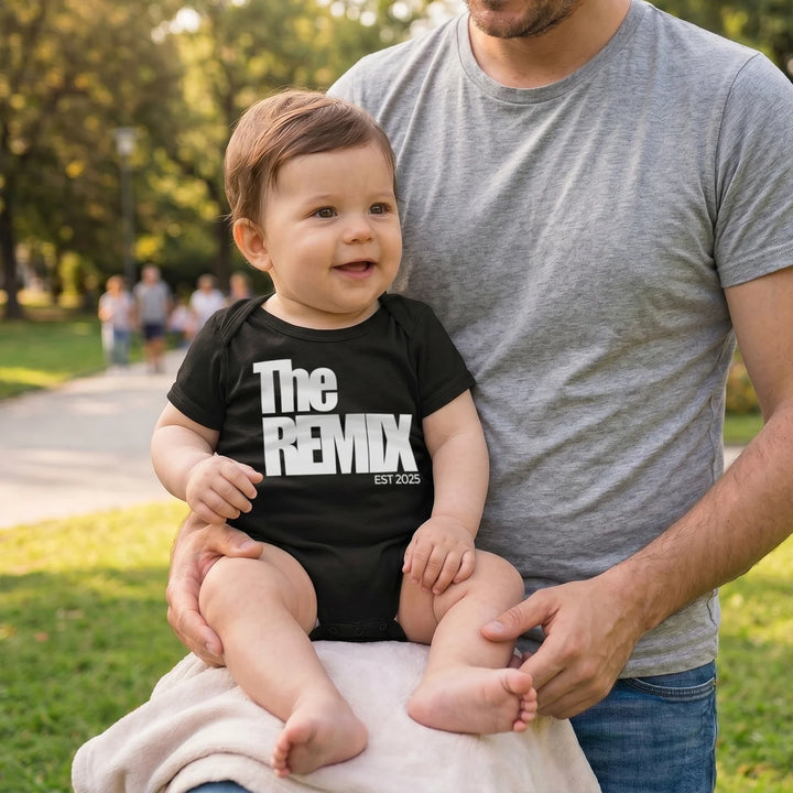 Personalized Baby Bodysuit "The Remix"