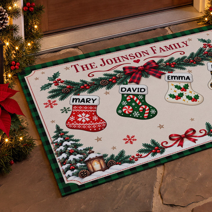 Personalized Doormat "Christmas Together"