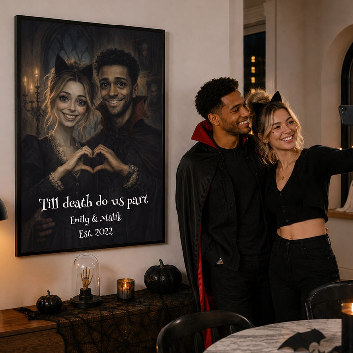 Personalized Poster "Spooky Couple"
