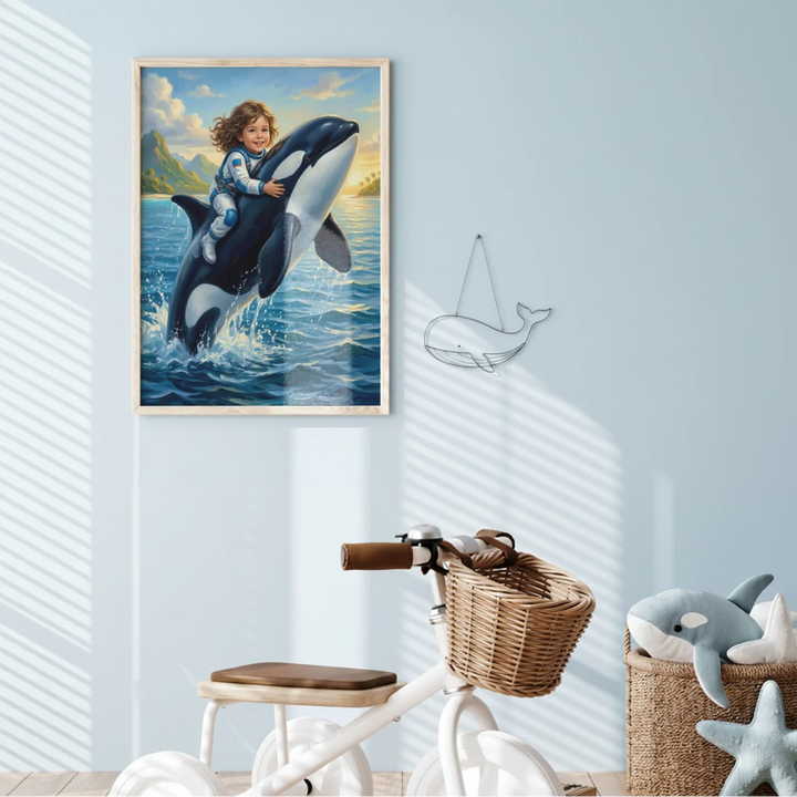 Personalized Kids Poster "Orca"