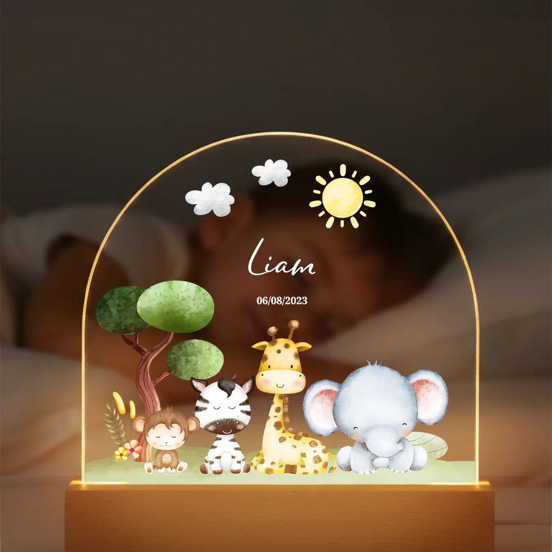 Personalized Nightlight "Safari"