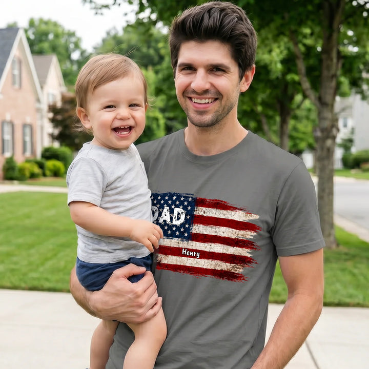 Personalized T-Shirt "American Flag"