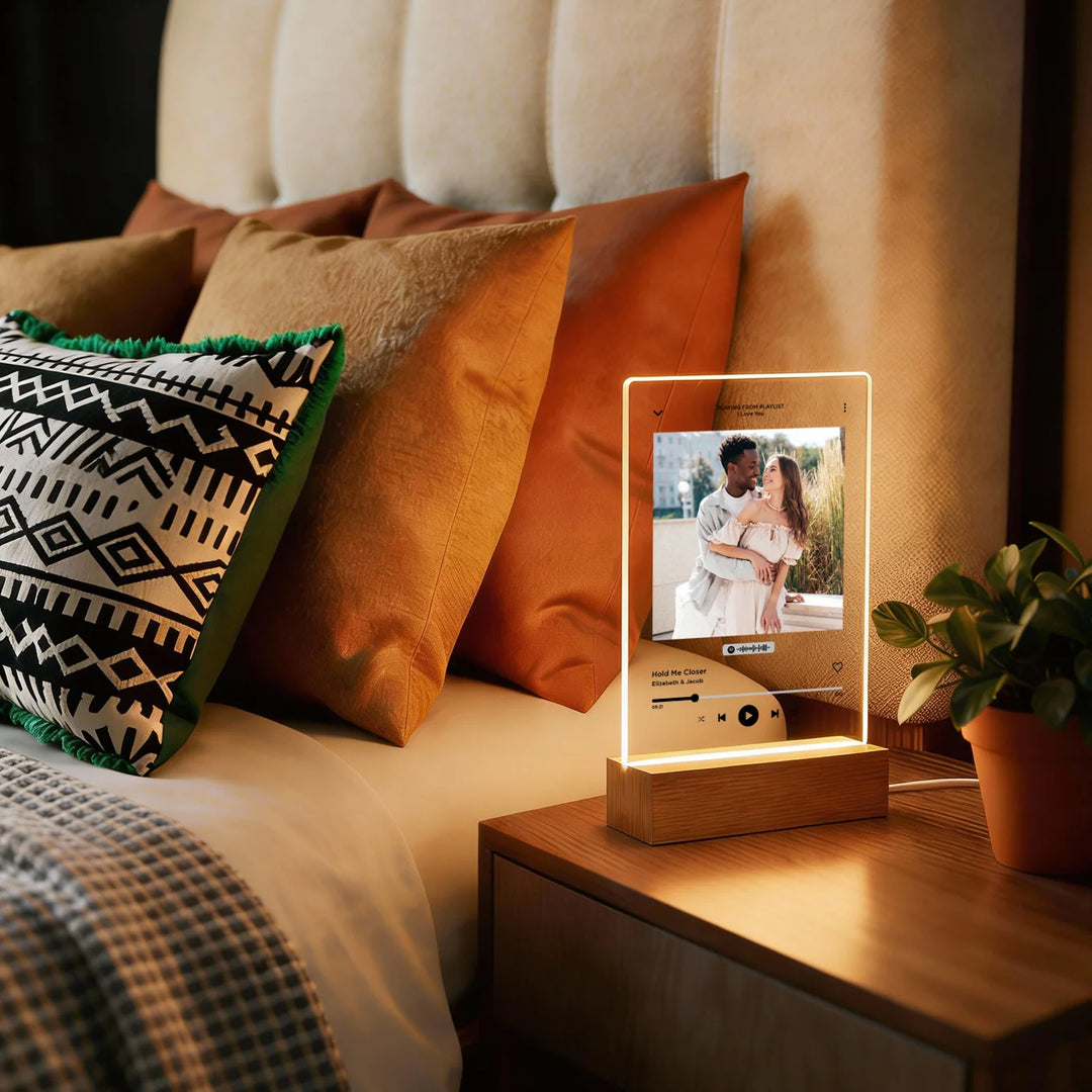 Personalized Acrylic Light "Favorite Song" | Night Light, Decorative Light, Glowlight
