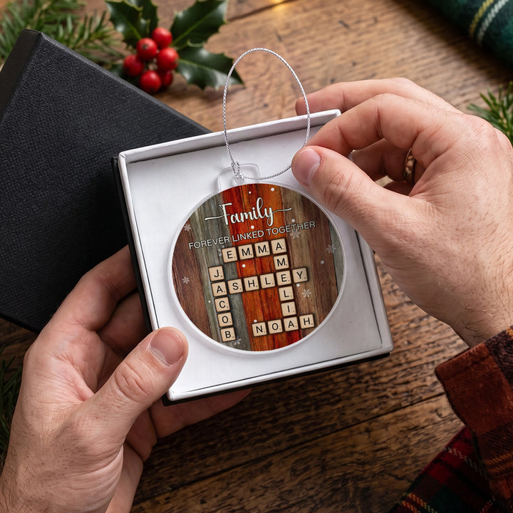 Personalized Christmas Tree Ornament "Scrabble"