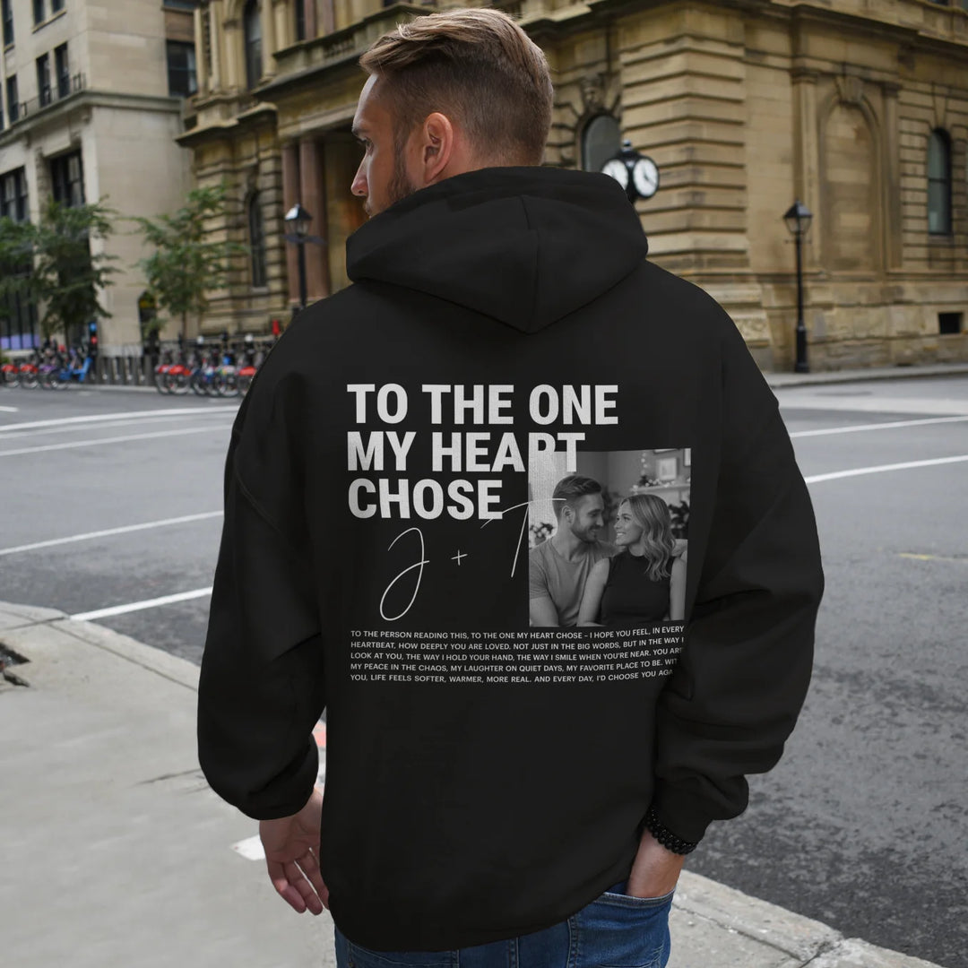 Personalized Hoodie "Heart Chosen"
