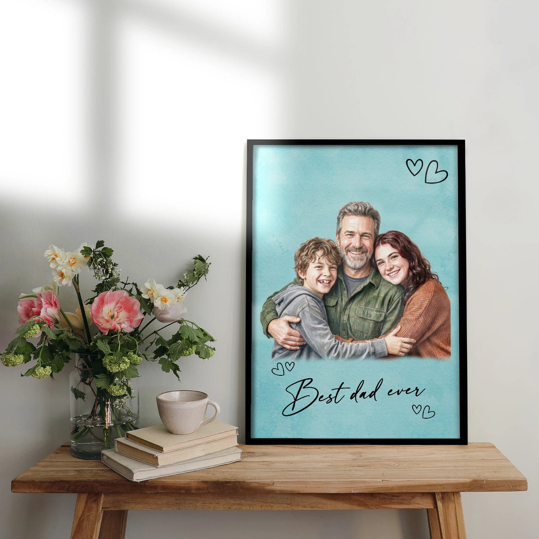 Personalized Poster "Forever Your Little Girl"
