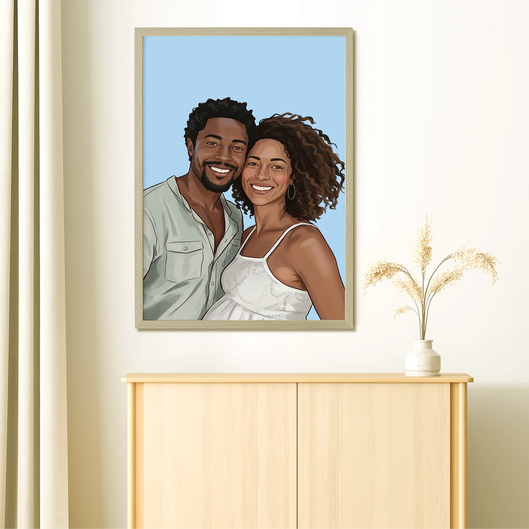 Personalized Poster "Couple Portrait"