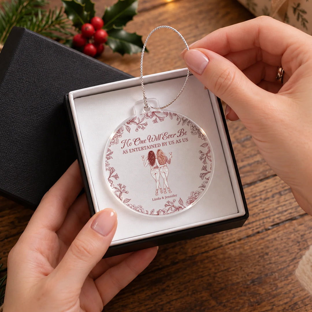 Personalized Christmas Tree Ornament "Best Entertainment"