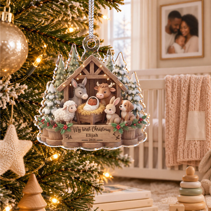 Personalized Christmas Ornament "My First Christmas"
