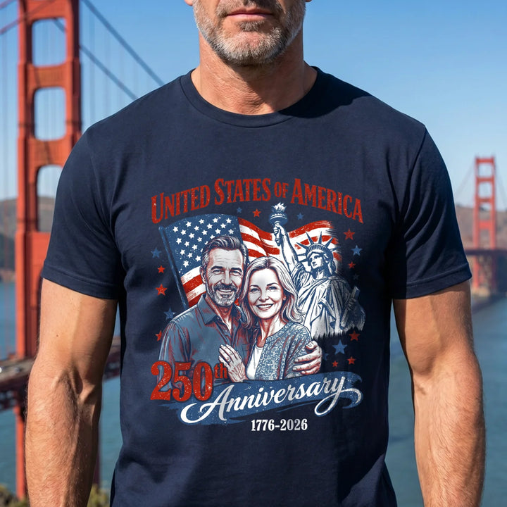 Personalized T-Shirt "Your Photo - 250 Years"