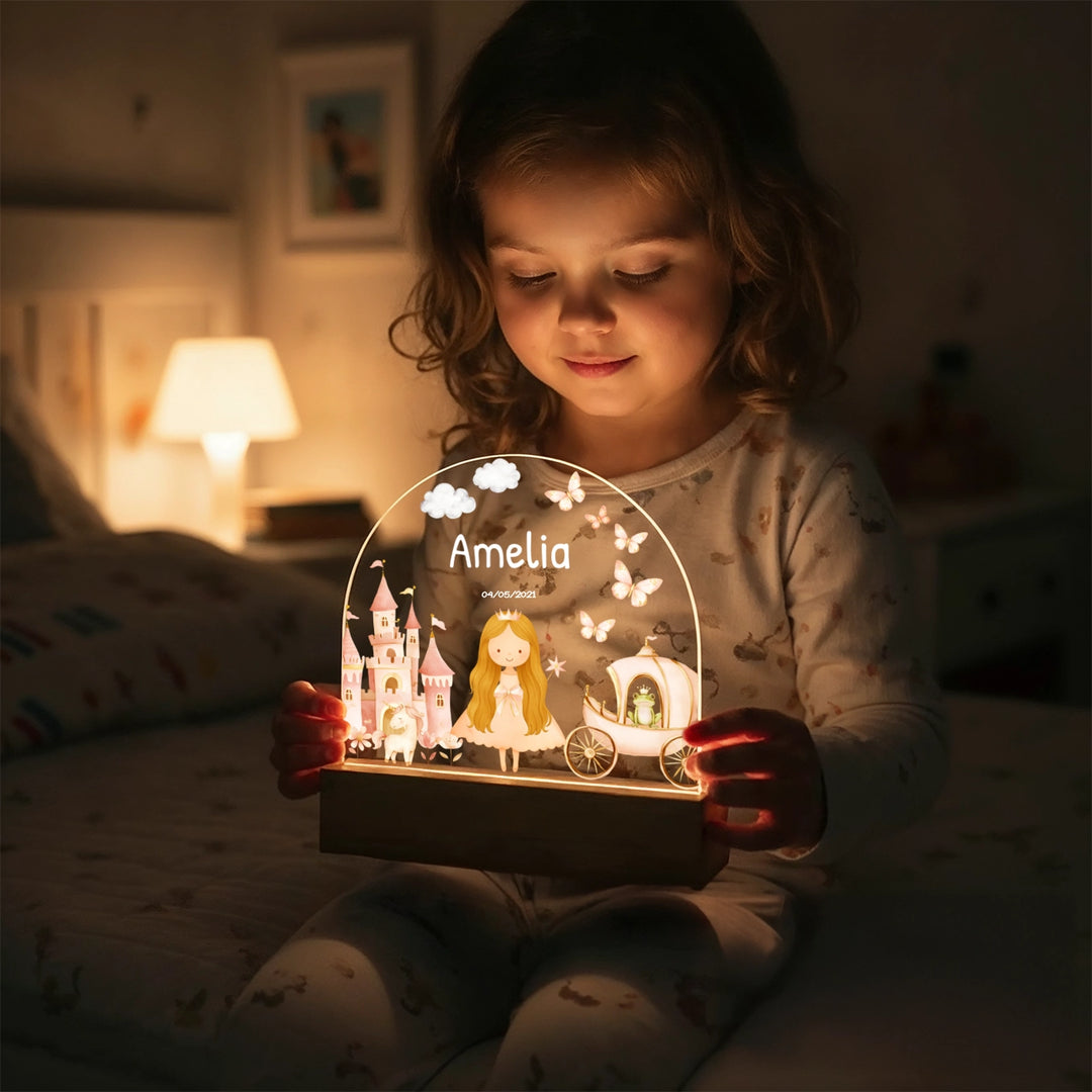 Personalized Night Light "Princess Dream"
