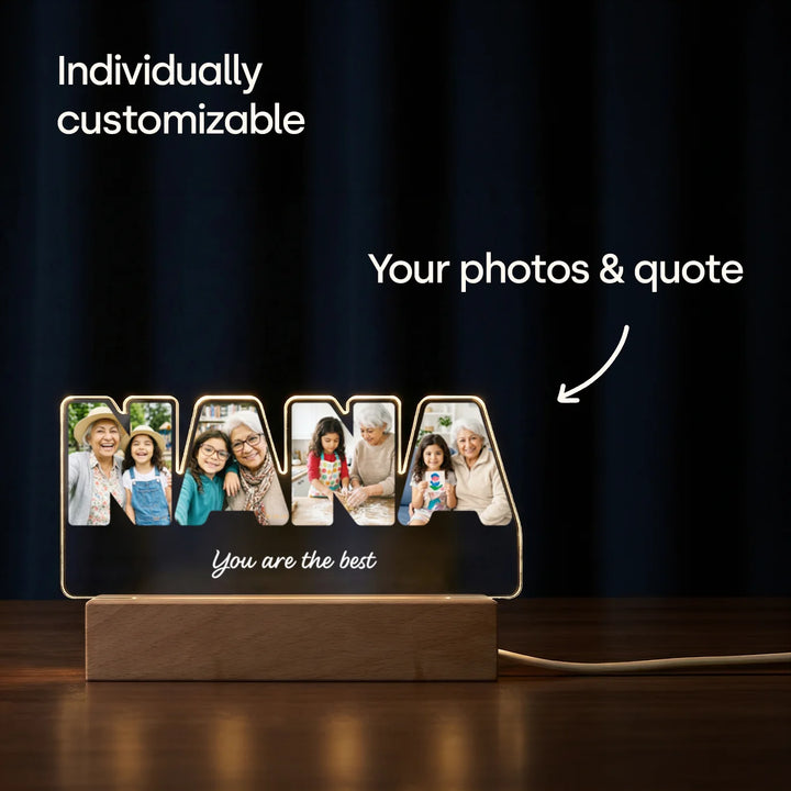 Personalized Night Light "NANA"
