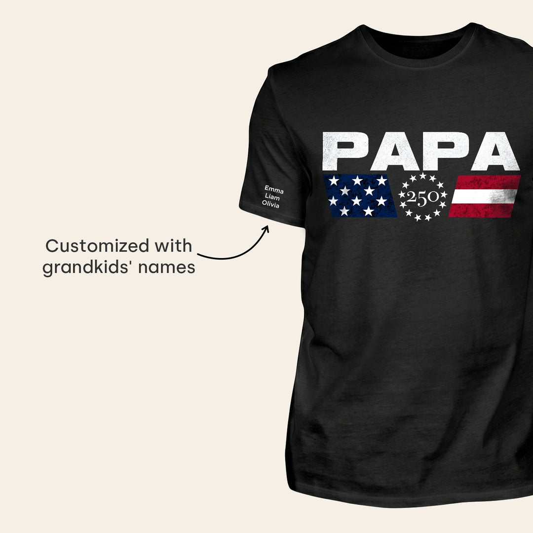 Personalized T-Shirt "250 Years for Dad"