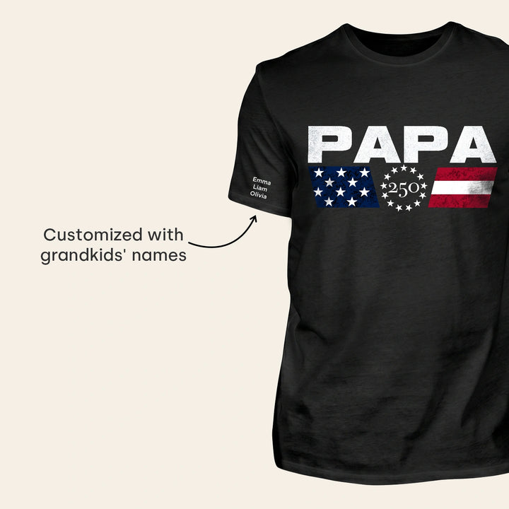 Personalized T-Shirt "250 Years for Dad"