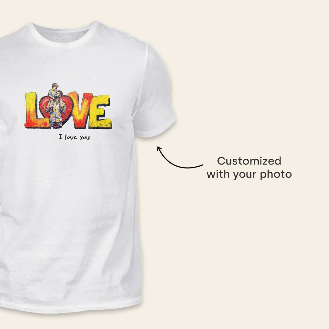 Personalized T Shirt "Love Dad"