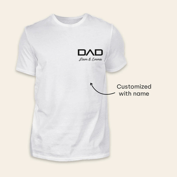 Personalized Dad T-Shirt "Modern"
