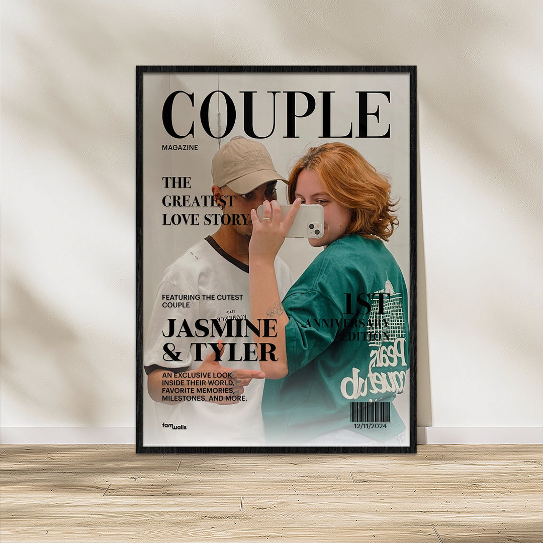 Personalized Poster "Couple Magazine"