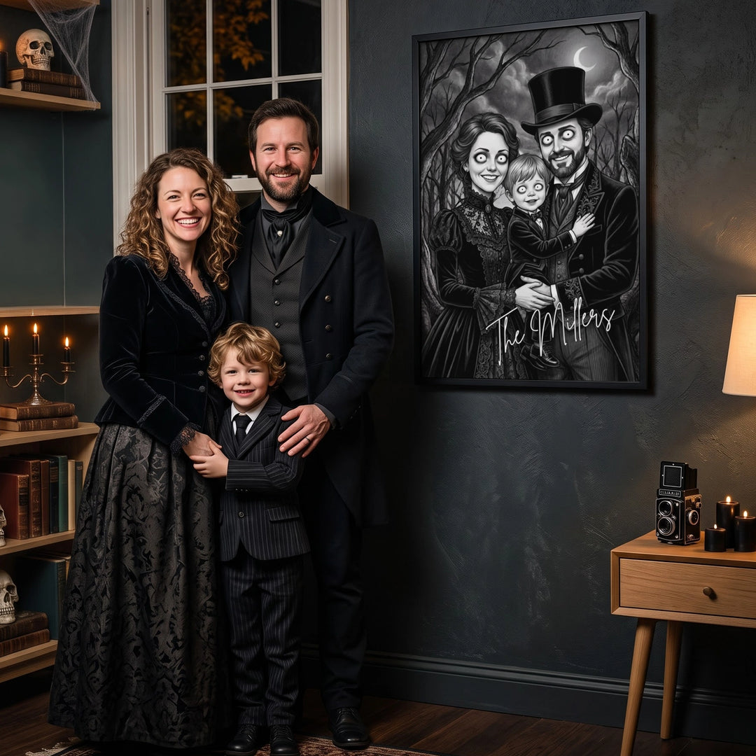 Personalized Poster "Family Gothic"