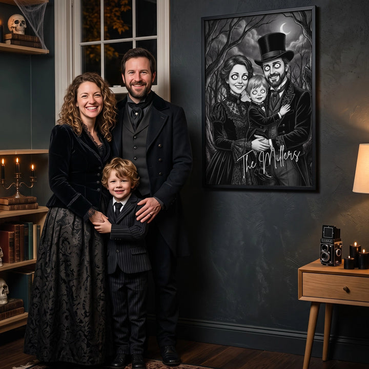 Personalized Poster "Family Gothic"