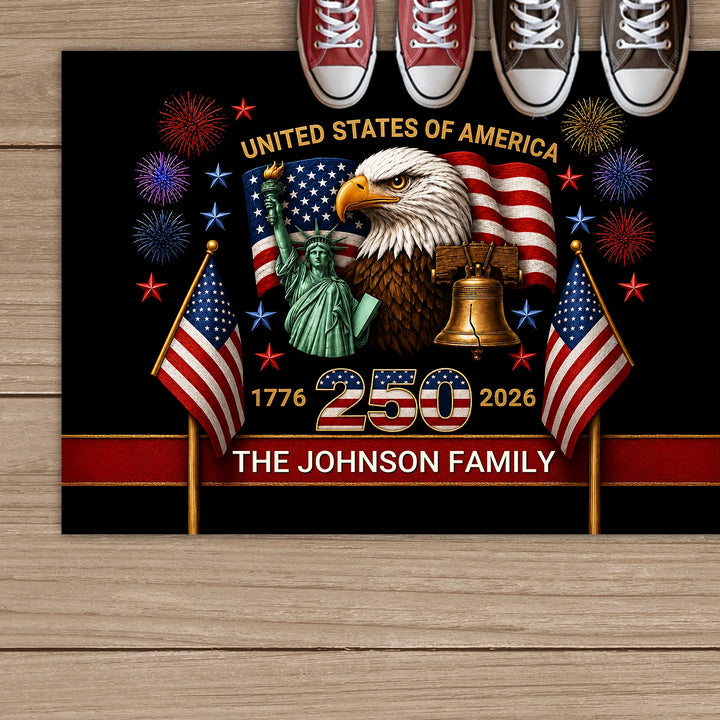 Personalized Doormat "250 Years"