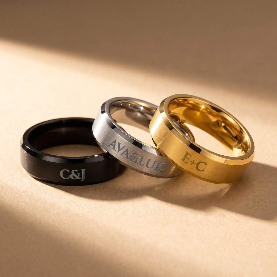 Personalized Men's Ring "Engraving"