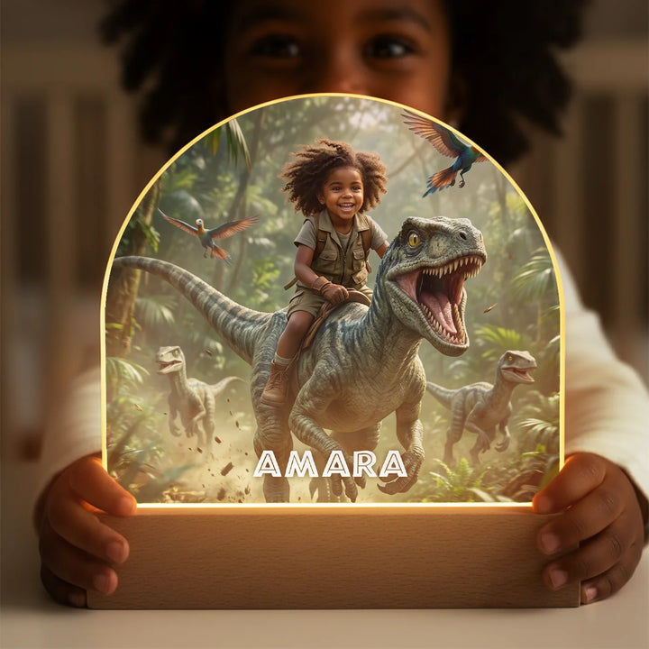 Personalized Night Light "Dino"